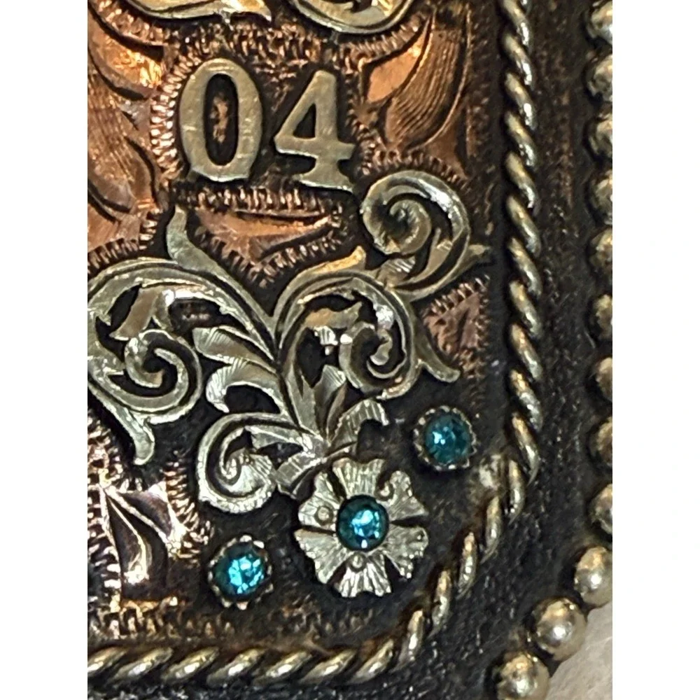 2004 Sheridan Buckle Co. Customized Belt Buckle Arizona 4.5